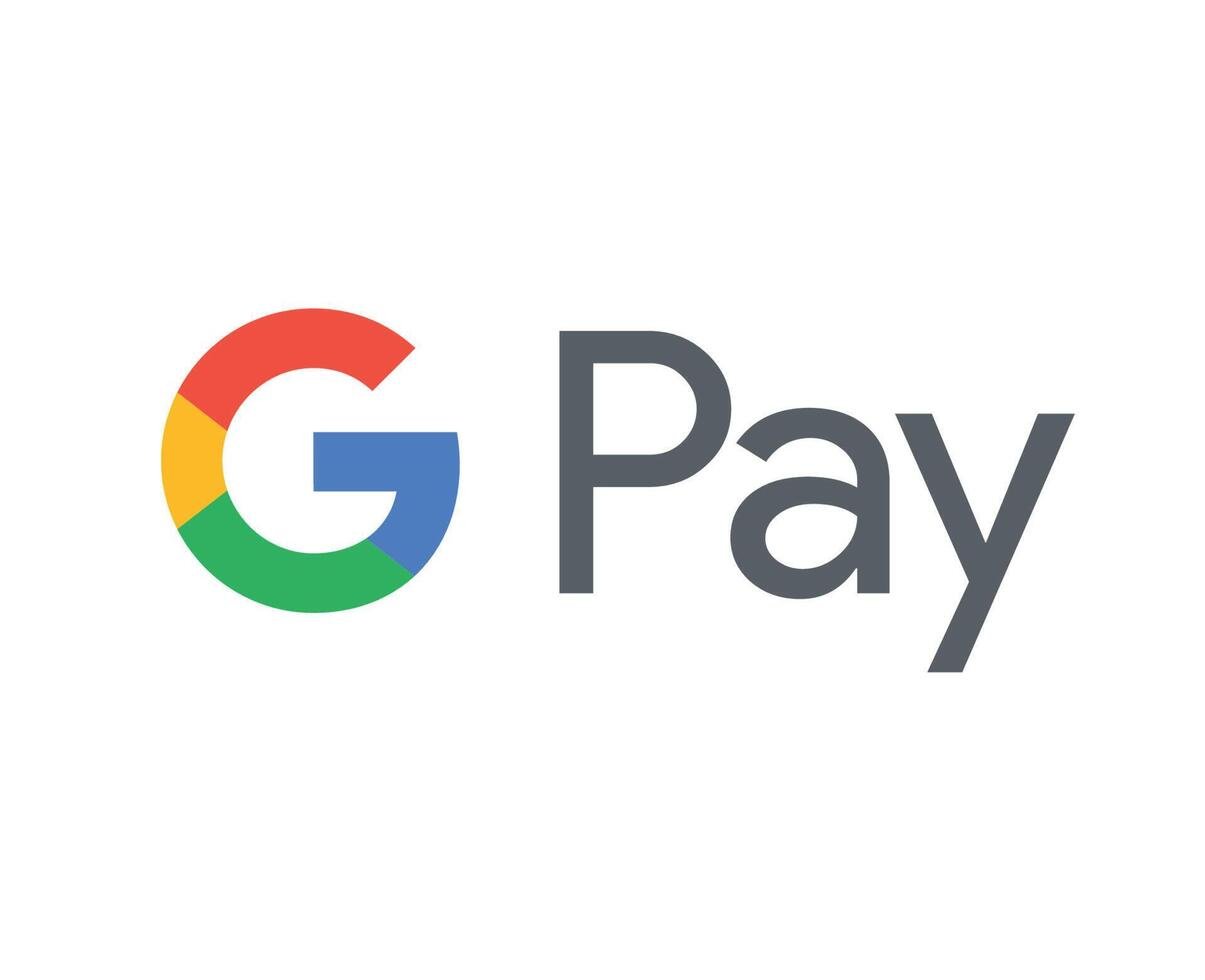 google pay logo symbol design illustration free vector